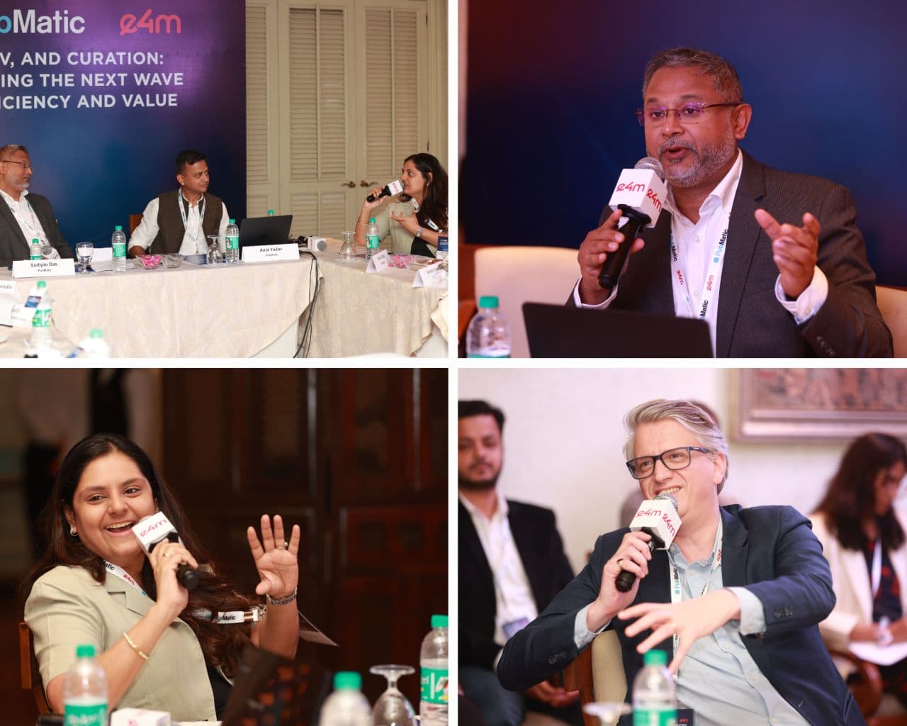 Speakers and participants at the AI, CTV and Curation roundtable