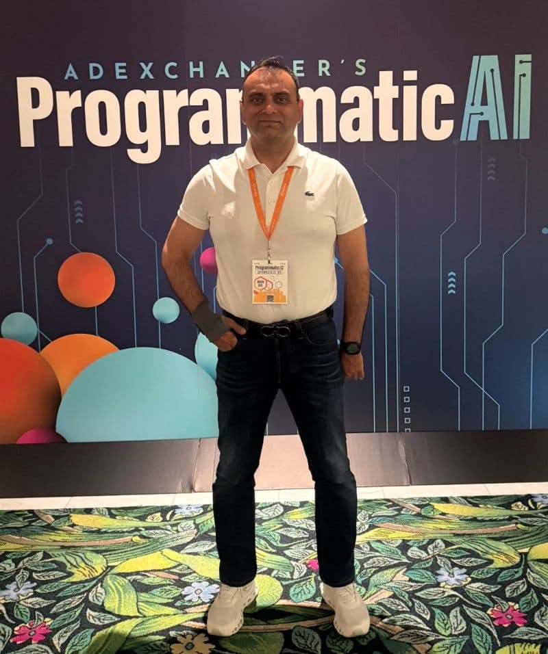 TapMind representative at Programmatic AI in Las Vegas