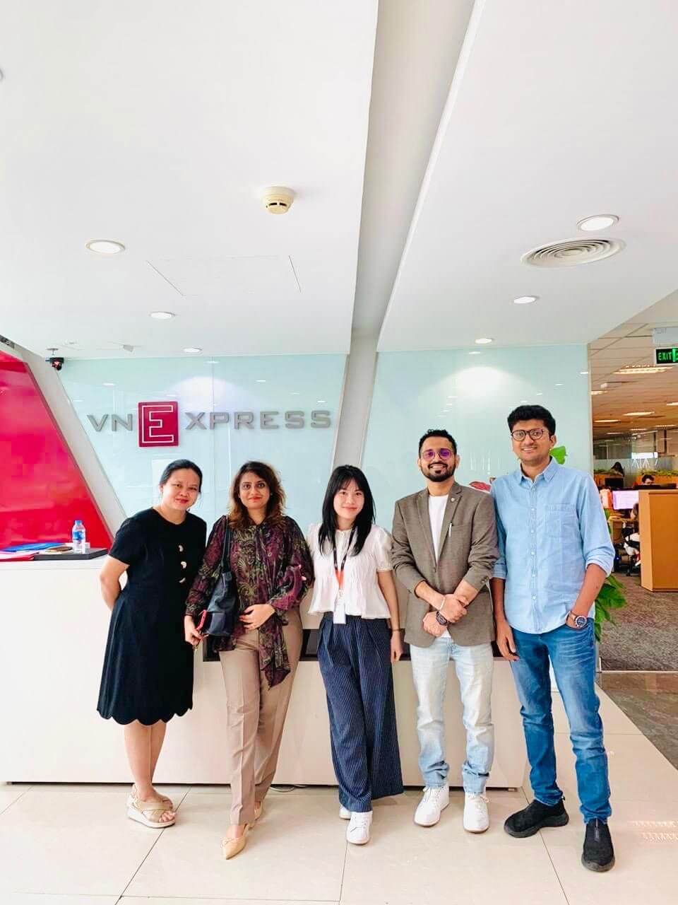 TapMind team posing together at an industry event